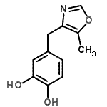 CAS#: 501006-25-3， 4-[(5-Methyl-1,3-Oxazol-4-Yl)Methyl]-1,2-Benzenediol