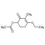 CAS#: 501443-36-3， 4-Ethoxy-3-Methyl-2-Oxo-3-Cyclohexen-1-Yl Acetate