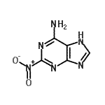 CAS 登录号：501950-35-2， 2-硝基-1H-嘌呤-6-胺