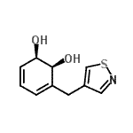 CAS 登录号：503446-12-6， (1R,2S)-3-(1,2-噻唑-4-基甲基)-3,5-环己二烯-1,2-二醇