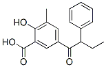 CAS#: 50439-07-1， 2-Hydroxy-3-Methyl-5-(2-Phenylbutyryl)Benzoic Acid