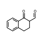 结构式 CAS# 50493-08-8, 1-氧代-1,2,3,4-四氢-2-萘甲醛