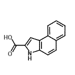 结构式 CAS# 50536-72-6, 3H-苯并[E]吲哚-2-羧酸