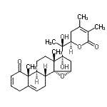 CAS 登录号：50657-14-2， (15alpha,22R)-17,20-二羟基-14,15:22,26-二环氧麦角甾-2,5,24-三烯-1,26-二酮