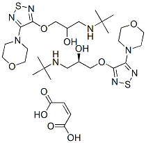 CAS#: 50929-98-1， (R)-Bis[3-[3-(Tert-Butylamino)-2-Hydroxypropoxy]-4-Morpholino-1,2,5-Thiadiazole] Maleate