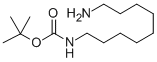 structure of CAS# 510754-90-2, 1-Boc-1,9-Diaminononane;Tert-Butyl (9-Aminonon-1-Yl)Carbamate, 1,9-Diaminononane, N1-BOC Protected;Nonane-1,9-Diamine, N1-BOC Protected 97%;N-T-Butyloxycarbonyl-1,9-Diaminononane