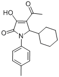 CAS#: 512176-53-3， 4-Acetyl-5-Cyclohexyl-1,5-Dihydro-3-Hydroxy-1-(4-Methylphenyl)-2H-Pyrrol-2-One