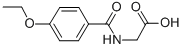 CAS 登录号：51220-52-1， (4-乙氧基-苯甲酰基氨基)-乙酸