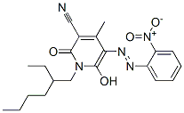 CAS#: 51249-07-1， 1-(2-Ethylhexyl)-1,2-Dihydro-6-Hydroxy-4-Methyl-5-[(2-Nitrophenyl)Azo]-2-Oxonicotinonitrile