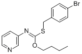 CAS#: 51308-79-3， S-((4-Bromophenyl)Methyl) O-Butyl 3-Pyridinylcarbonimidothioate