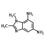 CAS#: 51422-12-9， 1,2-Dimethyl-1H-Benzimidazole-5,7-Diamine