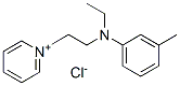 CAS 登录号：51475-16-2， 1-[2-[乙基(3-甲基苯基)氨基]乙基]吡啶鎓氯化物