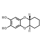 CAS#: 515836-47-2， (5aR,9aR)-5A,6,7,8,9,9A-Hexahydro-2,3-Oxanthrenediol