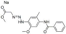 CAS#: 5165-79-7， Sodium [3-(4-Benzamido-6-Methoxy-m-Tolyl)-1-Methyl-2-Triazeno]Acetate