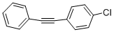 结构式 CAS# 5172-02-1, 1-氯-4-(苯基乙炔基)苯