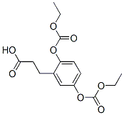 CAS#: 51944-00-4， 3-[2,5-Bis(Ethoxycarbonyloxy)Phenyl]Propanoic Acid