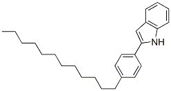 CAS#: 52047-59-3， 2-(4-Dodecylphenyl)-1H-Indole