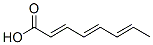 结构式 CAS# 5205-32-3, 辛-2,4,6-三烯酸
