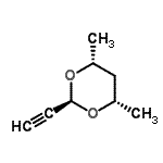 CAS#: 52053-11-9， (2R,4R,6S)-2-Ethynyl-4,6-Dimethyl-1,3-Dioxane
