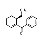 CAS 登录号：521086-91-9， [(6R)-6-乙基-1-环己烯-1-基](苯基)甲酮