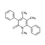 CAS#: 52148-67-1， 1,4,5-Trimethyl-3,6-Diphenyl-2(1H)-Pyridinone