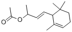 CAS#: 52210-18-1， 4-(2,6,6-Trimethyl-2-cyclohexen-1-yl)-3-buten-2-ol acetate