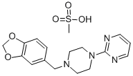 CAS#: 52293-23-9， Piribedil monomethylsulfonate