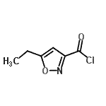 结构式 CAS# 52320-58-8, 5-乙基-1,2-恶唑-3-甲酰氯