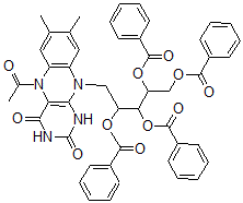 CAS#: 52492-58-7， 2',3',4',5'-Tetrabenzoyl-5-Acetyl-1,5-Dihydroriboflavin