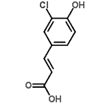 CAS#: 52507-43-4， (2E)-3-(3-Chloro-4-Hydroxyphenyl)Acrylic Acid