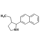 CAS 登录号：525537-49-9， 3-乙基-2-(2-萘基)吡咯烷