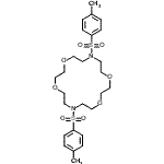 CAS 登录号：52601-78-2， 7,16-二[(4-甲基苯基)磺酰基]-1,4,10,13-四氧杂-7,16-二氮杂环十八烷