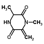 CAS#: 52785-16-7， 1,3-Dimethyl-6-Methylene-2,5-Piperazinedione