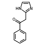 CAS 登录号：52855-74-0， 2-(1H-咪唑-2-基)-1-苯乙酮