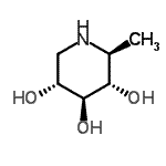 CAS 登录号：528593-83-1， (2S,3S,4S,5R)-2-甲基-3,4,5-哌啶三醇