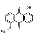CAS#: 52869-21-3， 1-Hydroxy-5-Methoxy-9,10-Anthraquinone