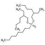 CAS 登录号：52894-02-7， 二(2-乙基己基)辛基膦酸酯