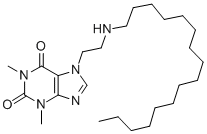 CAS#: 52943-52-9， 7-[2-(Hexadecylamino)Ethyl]-3,7-Dihydro-1,3-Dimethyl-1H-Purine-2,6-Dione