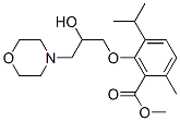 CAS#: 53206-84-1， 3-(2-Hydroxy-3-Morpholinopropoxy)-p-Cymene-2-Carboxylic Acid Methyl Ester