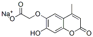 CAS#: 53285-61-3， Sodium [(7-Hydroxy-4-Methyl-2-Oxo-2H-1-Benzopyran-6-Yl)Oxy]Acetate