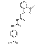 CAS#: 532940-59-3， 4-({[(2-Nitrophenoxy)Acetyl]Carbamothioyl}Amino)Benzoic Acid