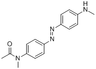 CAS 登录号：53499-68-6， N-甲基-4'-[4-(甲基氨基)苯基偶氮]乙酰苯胺