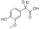 CAS#: 53587-33-0， 4-Hydroxy-3-Methoxyphenylacetic-2,2-D2 Acid