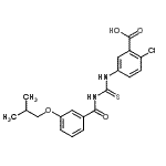 CAS#: 535938-97-7， 2-Chloro-5-{[(3-Isobutoxybenzoyl)Carbamothioyl]Amino}Benzoic Acid