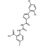 CAS#: 535944-77-5， 2-({[5-(2,5-Dichlorophenyl)-2-Furoyl]Carbamothioyl}Amino)-5-Iodobenzoic Acid
