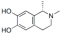 CAS 登录号：53622-85-8， (1S)-1,2-二甲基-3,4-二氢-1H-异喹啉-6,7-二醇