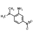结构式 CAS# 5367-52-2, N<sup>1</sup>,N<sup>1</sup>-二甲基-4-硝基-1,2-苯二胺