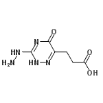CAS#: 536728-03-7， 3-(3-Hydrazino-5-Oxo-2,5-Dihydro-1,2,4-Triazin-6-Yl)Propanoic Acid