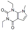 CAS#: 53681-01-9， 1,3-Diethyl-7-Methyl-1H-Pyrrolo[2,3-d]Pyrimidine-2,4(3H,7H)-Dione