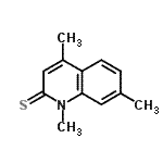 CAS 登录号：53761-62-9， 1,4,7-三甲基-2(1H)-喹啉硫酮